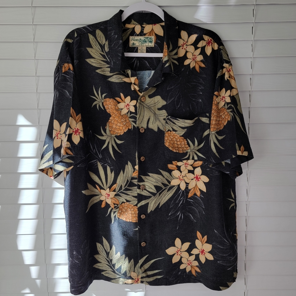 Mens Havana Jack's Cafe Tropical Button Down Shirt